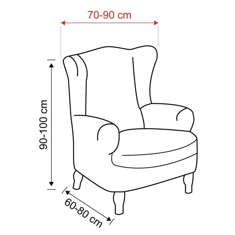 Funda Multielástica Sillón Orejero Duplex Kentucky