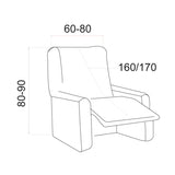 Funda Elástica Sillón Relax Indo