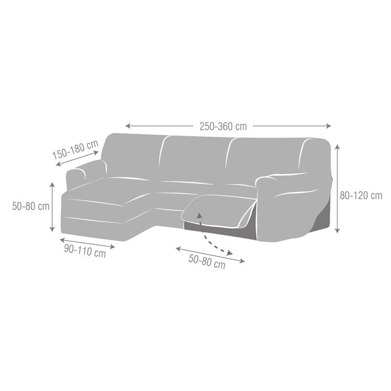 Funda Superelástica Chaise Longue Relax Jersey