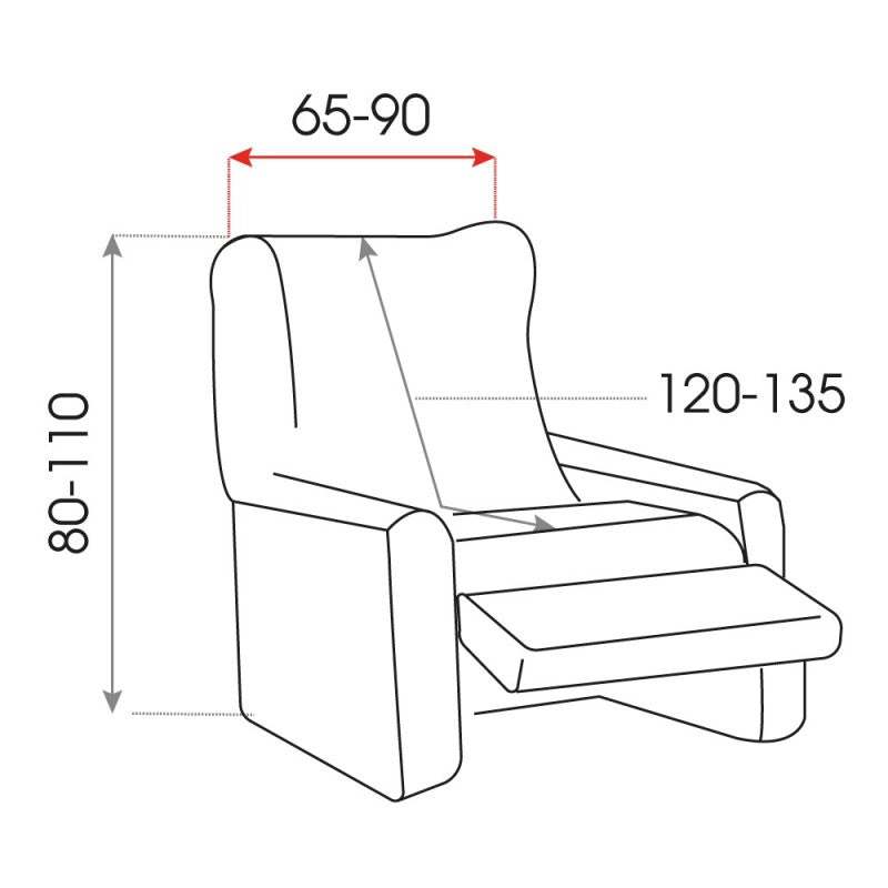 Funda Superelástica Sillón Relax Mila